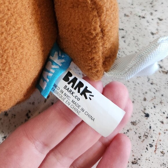 Bark TurKeith Turkey Thanksgiving Squeaky Crinkle Plush Dog Toy sz M/L - Picture 5 of 8